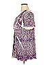 One World Purple Short Sleeve Blouse Size XL - photo 4