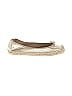 Ivanka Trump Metallic Ivory Gold Flats Size 9 - photo 1