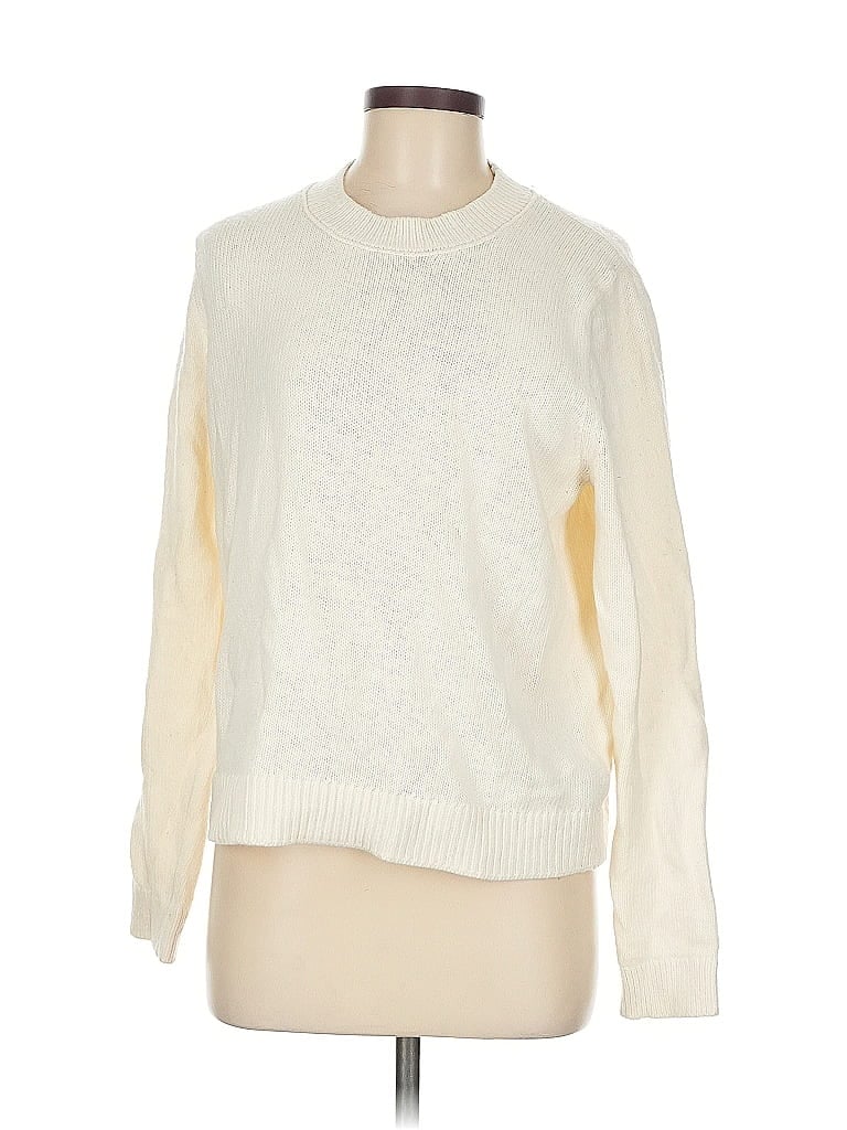 Pre-owned Banana Republic Pullover Sweater In White