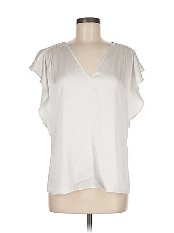 White House Black Market Short Sleeve Blouse (view 1)