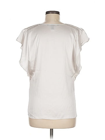White House Black Market Short Sleeve Blouse (view 2)