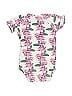 Kate Quinn Organics 100% Bamboo Floral Purple Short Sleeve Onesie Size 12-18 mo - photo 2