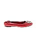 Tory Burch 100% Leather Red Flats Size 6 - photo 1