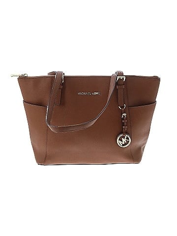 MICHAEL Michael Kors Leather Shoulder Bag (view 1)