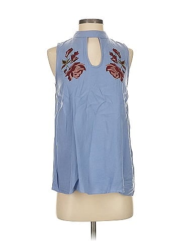 Blue Rain Sleeveless Blouse (view 1)