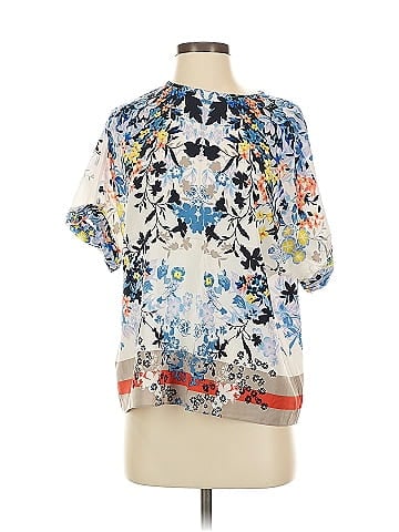 Worth New York Short Sleeve Silk Top (view 1)
