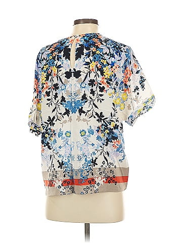 Worth New York Short Sleeve Silk Top (view 2)