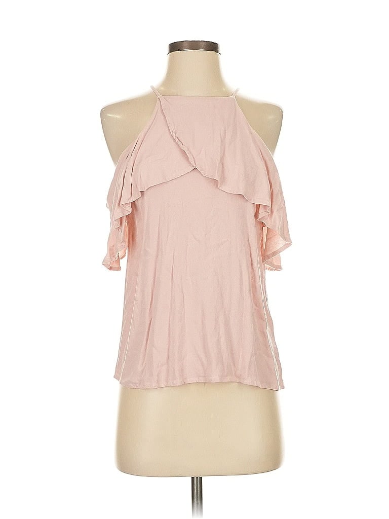 Pre-owned Blue Rain Sleeveless Blouse In Pink