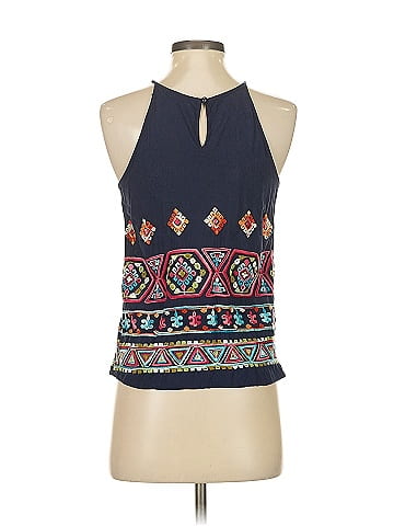 Blue Rain Sleeveless Blouse (view 2)
