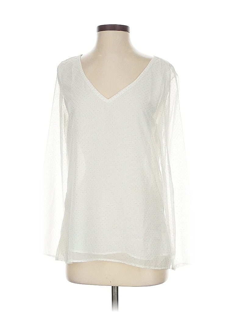 Click to view more detailed imagery on our partner's website Pre-owned Dylan 3/4 Sleeve Blouse In White