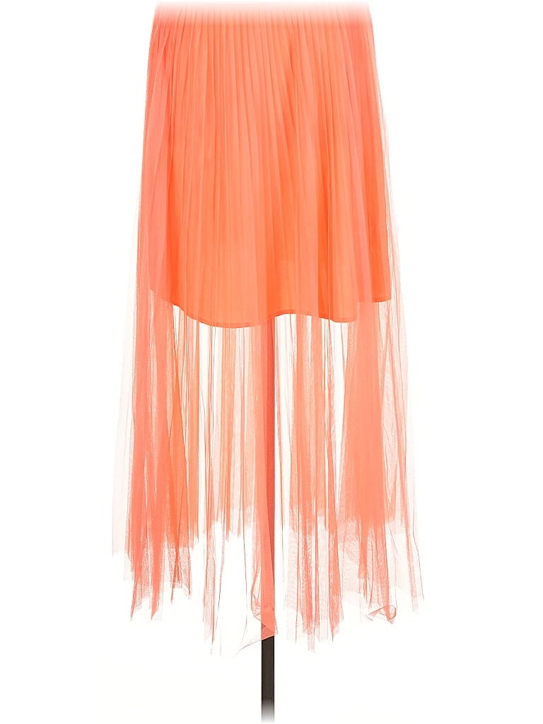 Armani Exchange 100% Polyester Orange Formal Skirt Size 8 - photo 1