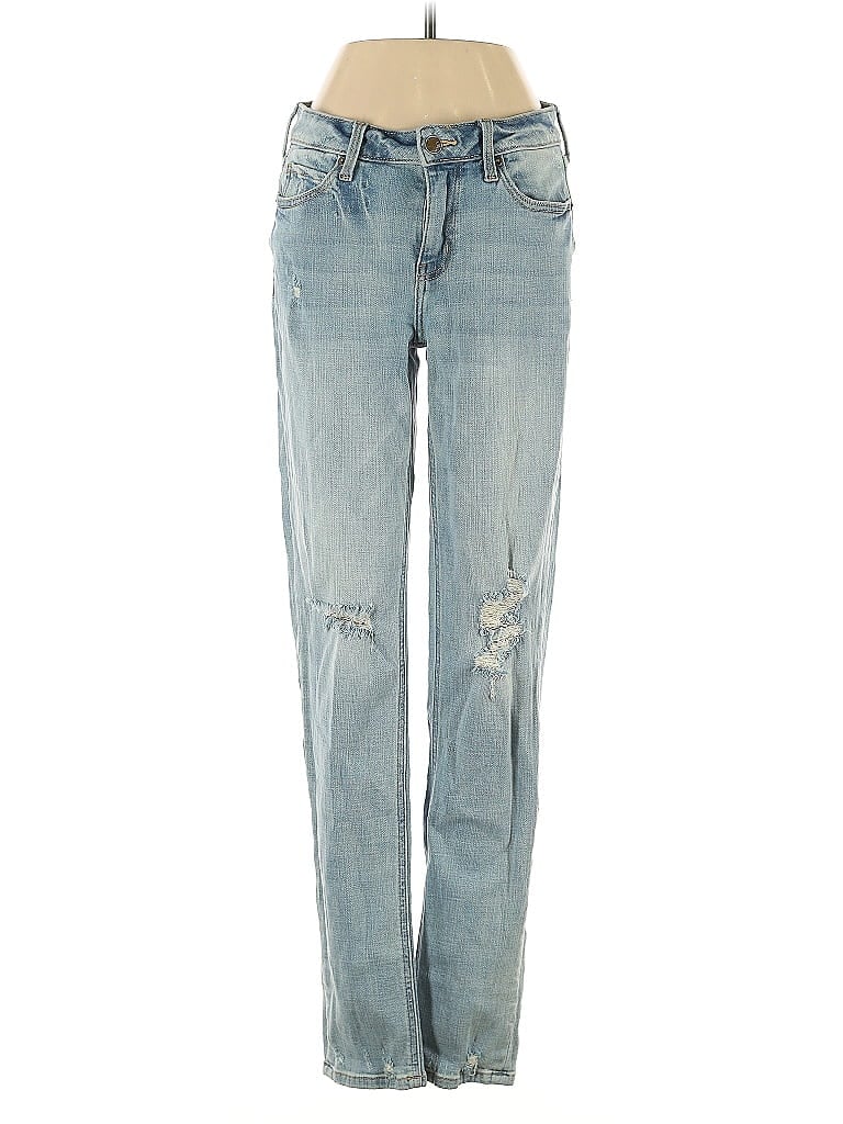 Cosmic Blue Love Stars Blue Jeans Size 26 waist - photo 1