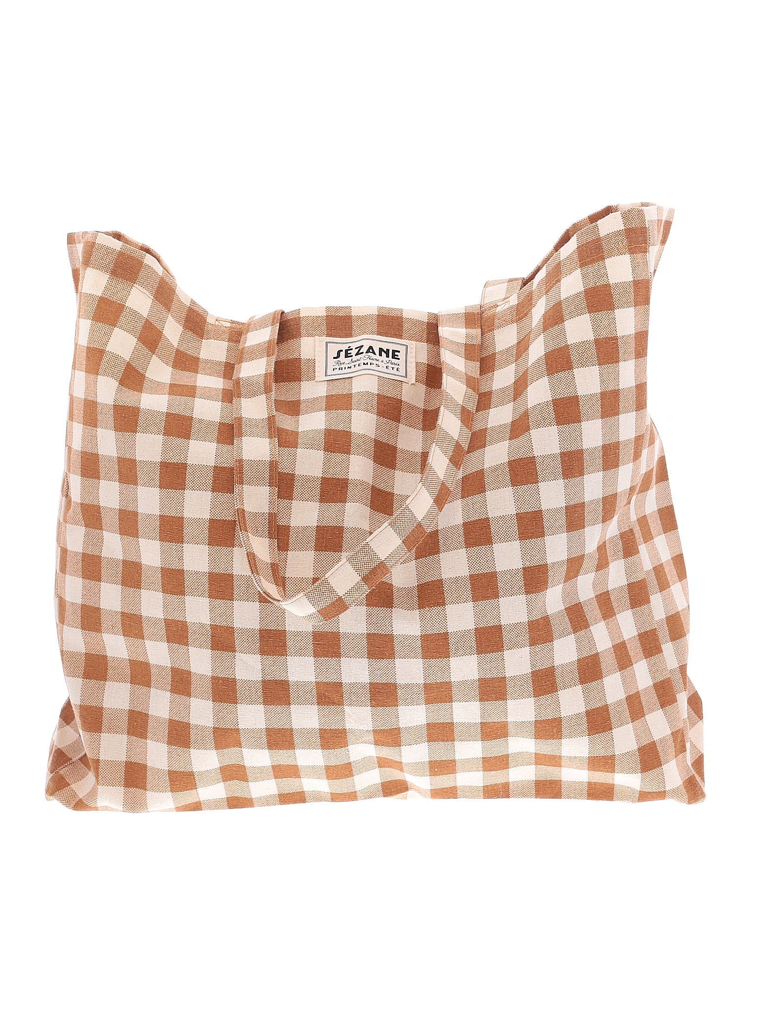 Sézane Tan Brown Tote One size