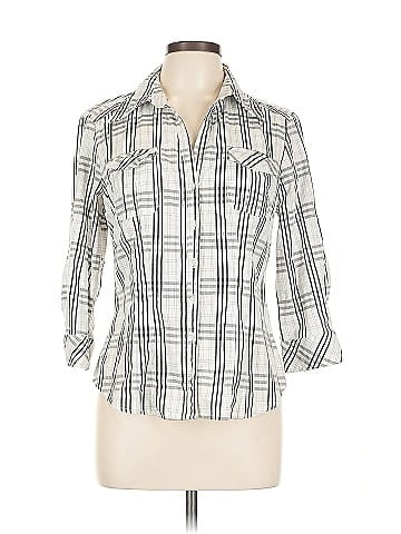 Spense 3/4 Sleeve Button-Down Shirt (view 1)