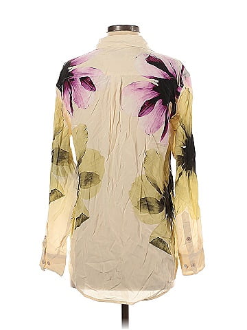 Equipment 3/4 Sleeve Silk Top (view 2)