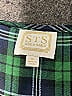 Sail to Sable 100% Rayon Plaid Green Casual Dress Size XL - photo 7