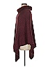 Ann Taylor Factory Burgundy Poncho Size M - photo 4
