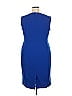 Kasper Solid Blue Cocktail Dress Size 18 - photo 2