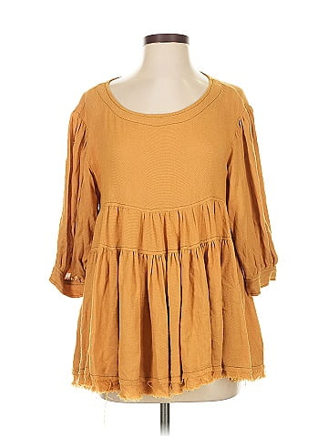 Entro 3/4 Sleeve Blouse (view 1)