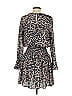 La Roque 100% Polyester Animal Print Brown Casual Dress Size XS - photo 2