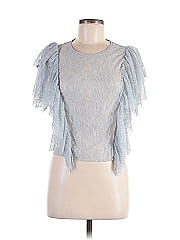 Zara W&B Collection Short Sleeve Top