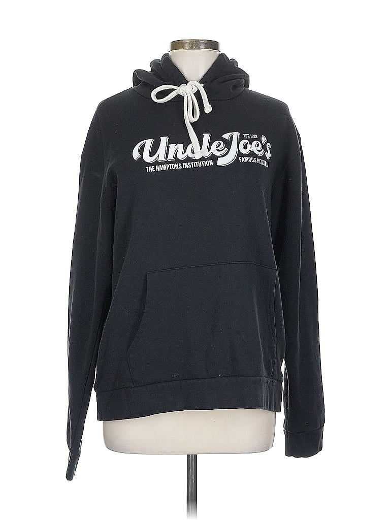 Pre-owned Next Level Apparel Pullover Hoodie In Black