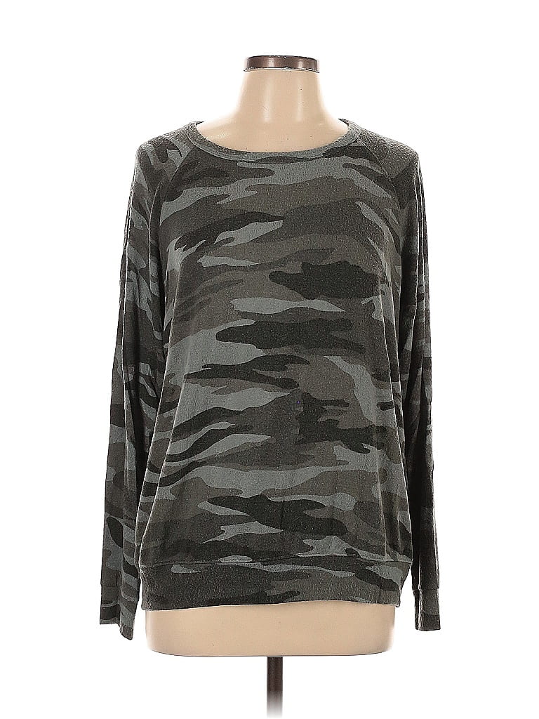 Buffalo by David Bitton Camo Gray Pullover Sweater Size L - photo 1