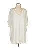 adyson parker Ivory Short Sleeve Top Size P (petite) - photo 1