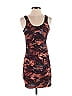 Torn by Ronny Kobo 100% Polyester Graphic Brown Cocktail Dress Size S - photo 1