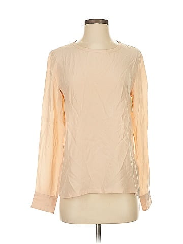 Equipment Long Sleeve Silk Top (view 1)