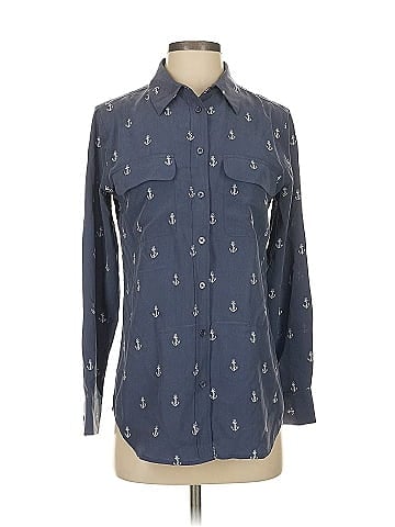 Equipment Long Sleeve Button-Down Shirt (view 1)