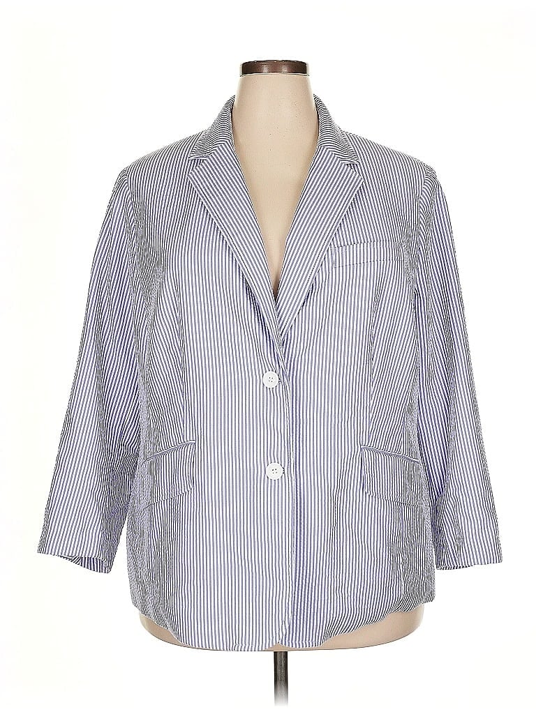 Click to view more detailed imagery on our partner's website Pre-owned Anne Klein Blazer Jacket In Purple