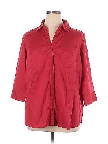 Riders by Lee 3/4 Sleeve Button-Down Shirt (view 1)