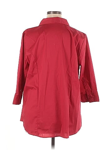 Riders by Lee 3/4 Sleeve Button-Down Shirt (view 2)