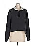 Something Navy 100% Cotton Gray Black Pullover Sweater Size M - photo 1