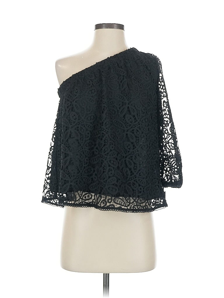 Pre-owned Rebecca Minkoff 3/4 Sleeve Blouse In Black