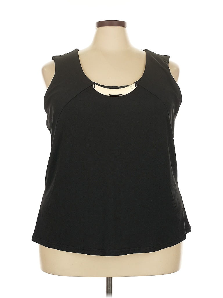 Pre-owned Russell Kemp New York Sleeveless Blouse In Black