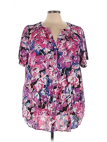 Roaman's Short Sleeve Blouse (view 1)