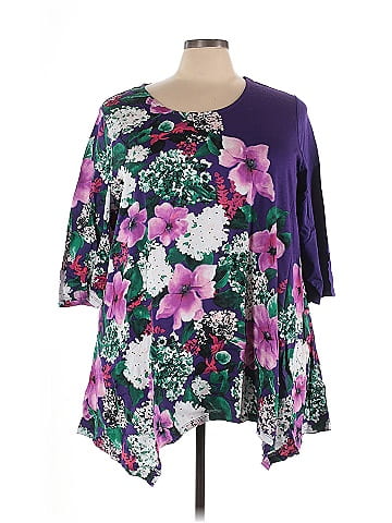 Roaman's 3/4 Sleeve T-Shirt (view 1)
