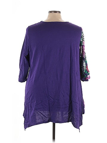 Roaman's 3/4 Sleeve T-Shirt (view 2)