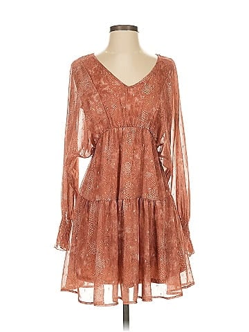 Peach Love Casual Dress (view 1)