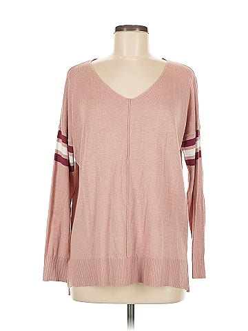Pink Rose Pullover Sweater (view 1)