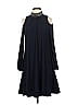 X by Xscape Solid Blue Casual Dress Size 4 - photo 1