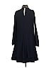 X by Xscape Solid Blue Casual Dress Size 4 - photo 2