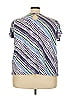 Roaman's 100% Cotton Purple Short Sleeve Top Size 22 - photo 2