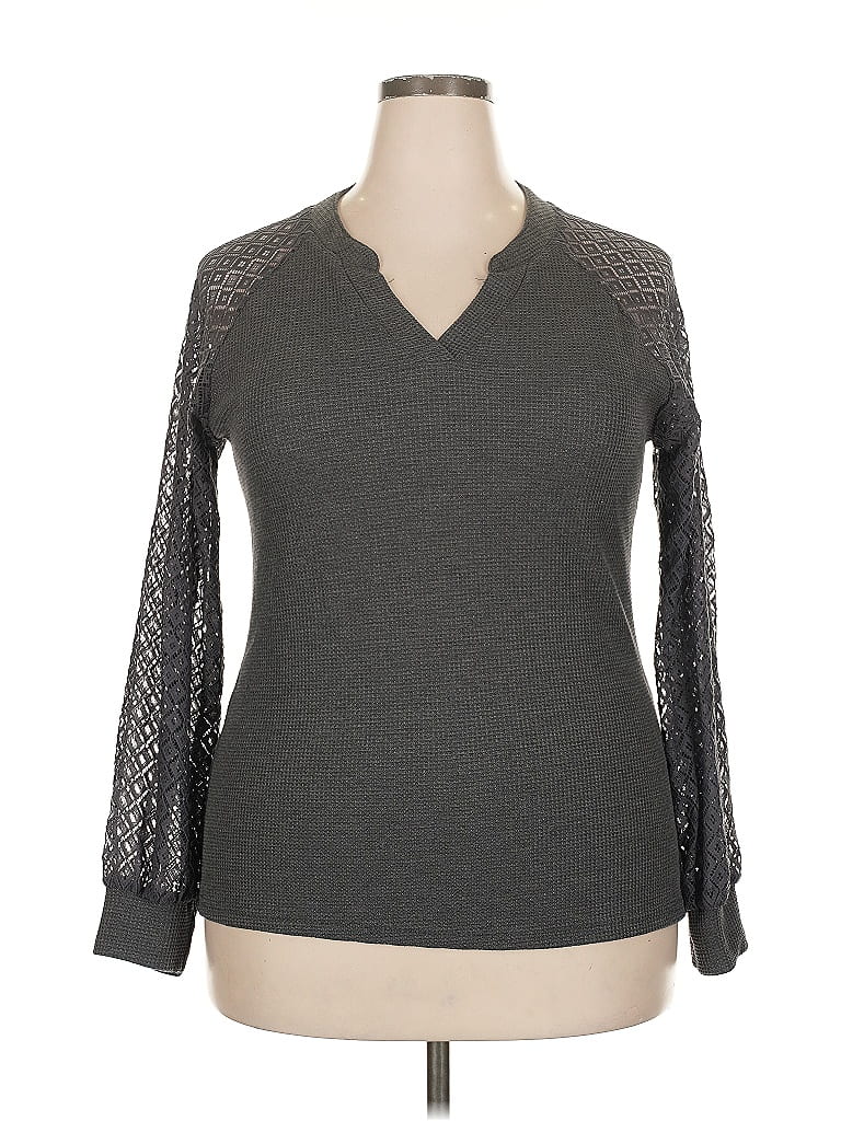 Pre-owned Unbranded Pullover Sweater In Gray