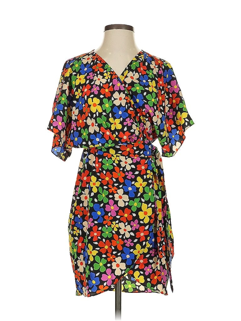 Pre-owned Traffic People Casual Dress In Black