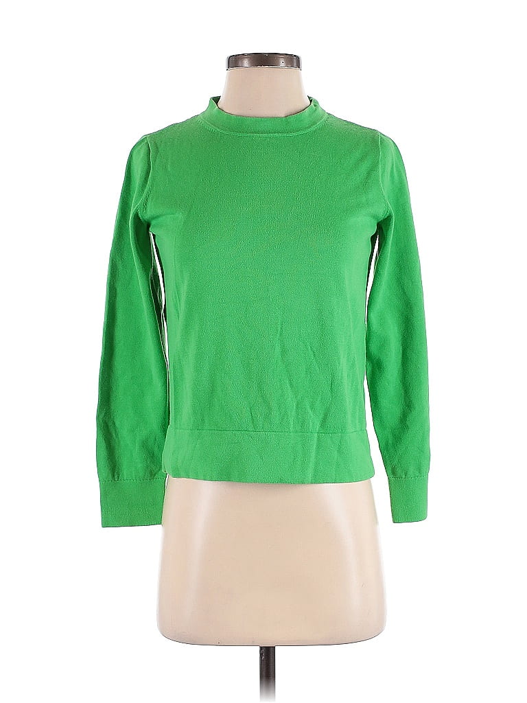 Pre-owned Cos Turtleneck Sweater In Green