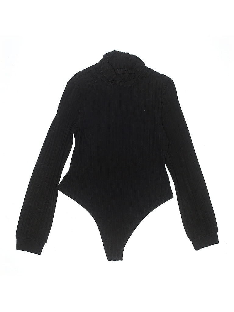 Pre-owned Unbranded Bodysuit In Black