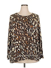 Belle By Kim Gravel Long Sleeve Blouse